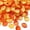 Persimmon Orange, variant on Vorkoi 600 Pcs Silk Rose Petals Artificial Flower Petals for Wedding Flower Girl Basket Aisle Scatter Dinner Centerpieces Party Bridal Shower Romantic Night Decor