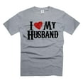 thumbnail image 5 of I Love My Husband Shirt Valentine's Day Gift For Her Anniversary Gifts Shirt For Wife Wifey Tee (Medium Black), 5 of 6