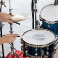 thumbnail image 4 of CRAFTHROU 1 Pair Metal Drum Stick Silver Weight Training Exercise for Drumming Performance, 4 of 7