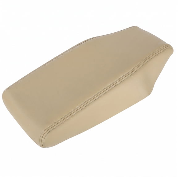 Unique Bargains Leather Center Console Lid Armrest Cover Trim Car Interior Armrest Replacement Skin Protector Pad for Lincoln Town Car 2006-2011