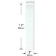 thumbnail image 2 of Plymor 2" x 12" (Pack of 500), 4 Mil Heavy Duty Zipper Reclosable Plastic Bags, 2 of 3