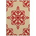 thumbnail image 3 of Style Haven  Cara Mixed Pile Intricate Medallion Indoor/ Outdoor Area Rug 1'10" x 3'3" 2' x 3' Accent, Outdoor, Indoor Entryway, Bathroom, Patio, 3 of 5
