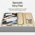 thumbnail image 5 of Mantto Case for Samsung Galaxy Z Fold5 with Clear Screen Protector Hinge Protection Kickstand Cover, Rugged PC All-inclusive Shockproof Compatible MagSafe Wireless Charging Case, Gold, 5 of 7