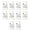 White, variant on Yihuala 10 Counts Class Of 2025 Graduation Treat Bags Paper Candy Cookie Pouches Party Treat Bags For Graduation Celebrations