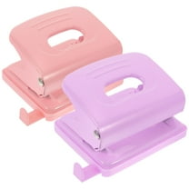 HOMEMAXS 2 Pcs Puncher Paper Rose Gold Stapler Student 10.00X8.50X4.00CM
