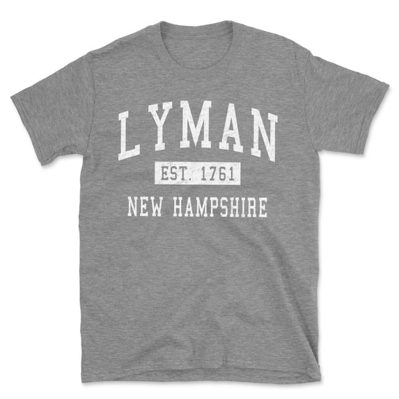Lyman New Hampshire Classic Established Men's Cotton T-Shirt