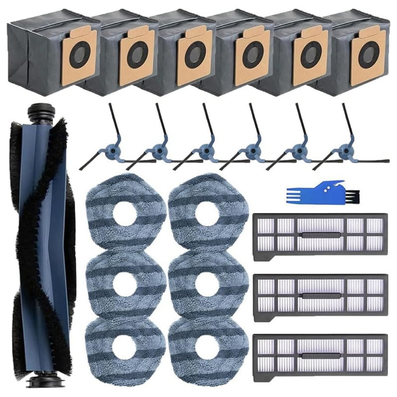 Lot De 4 Serpillères Microfibre Pour Robot Aspirateur AIRROBO P30 - Lavables Et Réutilisables