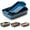 Kiln-Transformed Blue ②, variant on Set of 3 Kiln-Transformed Blue Ceramic Baking Dishes, Square Porcelain Bakeware with Handles for Lasagna Cooking, Ideal for Holidays & Housewarming