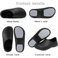 scecocrs Men Non Slip Work Shoes, Waterproof Chef Shoes, Food Service