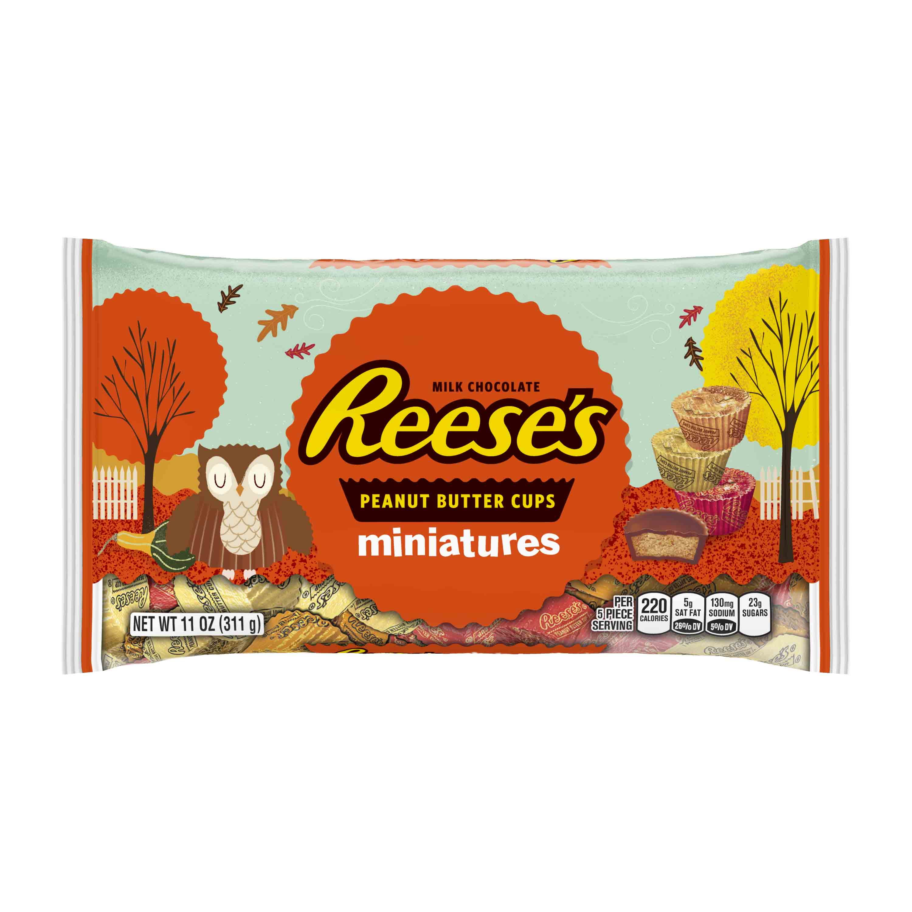 Hershey's Reese's Miniatures Fall Harvest Peanut Butter Cups, 36 Oz
