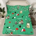thumbnail image 2 of Homewish Cartoon Golf Sports Twin Sheet Sets, Kawaii Truck Car Twin Fitted Sheet, Teens Kids Boys Girls Flat Sheet, Breathable Home Decor, 3 Pieces, 2 of 7
