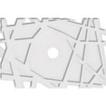 thumbnail image 1 of Ekena Millwork CMP28X18NO-03000 3 in. ID x 9.75 in. Rectangle Novo Architectural Grade PVC Contemporary Ceiling Medallion, 1 of 1