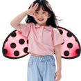 thumbnail image 1 of Disfraz de mariquita con alas de malla para niños, disfraz de mariquita para niñas, disfraz de mariquita para fiesta, 1 of 6