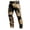 Khaki, variant on Mens Cargo Pants Moto Color Block Slim Fit Ribbed Knee Panels Multi Pocket Outdoor Bottoms Khaki S