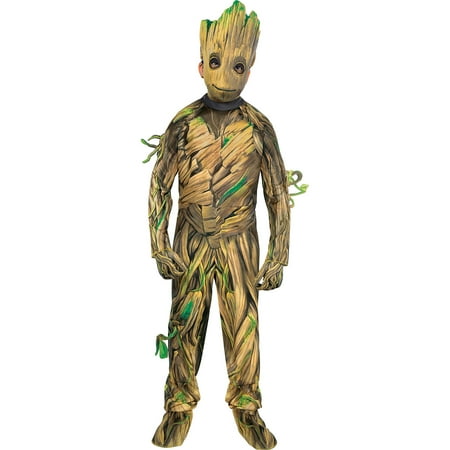 Costumes USA Guardians of the Galaxy 2 Baby Groot Costume for Boys, Size Large, Includes a Jumpsuit, a Mask, and Gloves