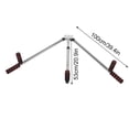 thumbnail image 2 of Leg Stretcher Training Tool, 3 Bar Leg Split Stretching Machine with Yoga Strap, Leg Stretcher Dancing Gymnastics Yoga Ligament Stretching Training Equipment Tool, 2 of 9