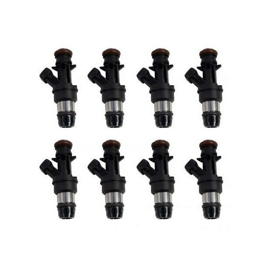 Fuel Injector Set 8 Piece - Compatible with 2001 - 2006 Chevy Suburban 2500 6.0L V8 VIN U 2002 2003 2004 2005