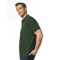 thumbnail image 3 of Gildan Men's Softstyle Pique Polo Shirts, Polos 100% Ring-Spun Cotton Short Sleeve Golf Polo Shirt, Forest Green 3XL, 3 of 5