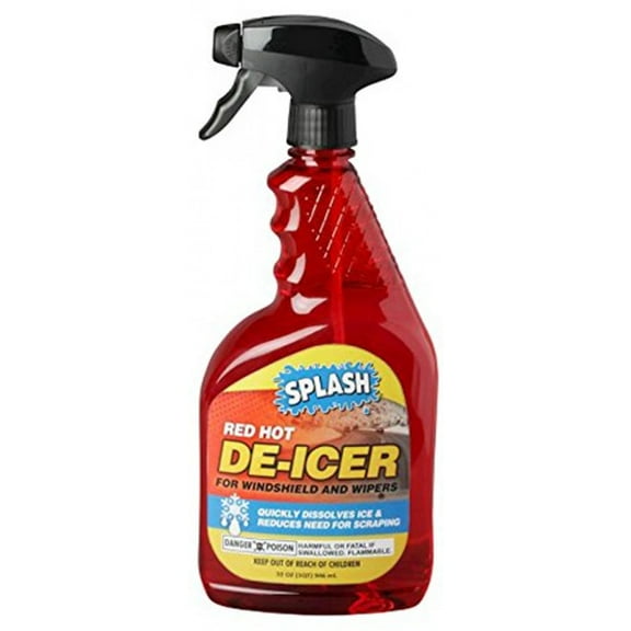 Splash Red Hot De-Icer Windshield Washer Fluid, 32oz