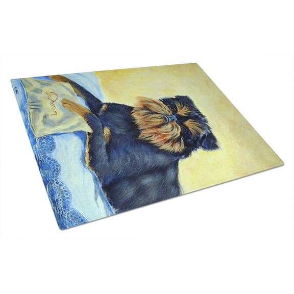 Carolines Treasures 7146LCB Brussels Griffon Glass Cutting Board Large, 12H x 16W, multicolor