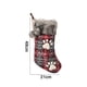 thumbnail image 2 of Medias navideñas, calcetines navideños de felpa, medias navideñas colgantes para chimenea, compatibles con decoraciones para fiestas navideñas familiares, 2 of 4