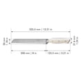 thumbnail image 5 of Henckels Forged Accent 8-inch Bread Knife - White Handle, 5 of 6