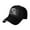 Black, variant on POBUDS - hawk black white Baseball Cap Adjustable Size for Running Workouts and Outdoor Activities All Seasons casquette for Men Women