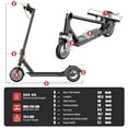 thumbnail image 3 of MISODO Electric Scooter for Adults, 36V Light Commuter E-scooter, 8.5" Tires, 19Mph, 350W Motor, 21 Miles Range, Folding E-Scooter ,Lightweight & Portable,with Front fork shock absorption and App, 3 of 10
