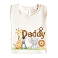 thumbnail image 6 of Safari Animals First Birthday Matching Family Shirt for Daddy - Jungle Zoo Tee - Sold Separately Natural Shirt Adult Large, 6 of 7