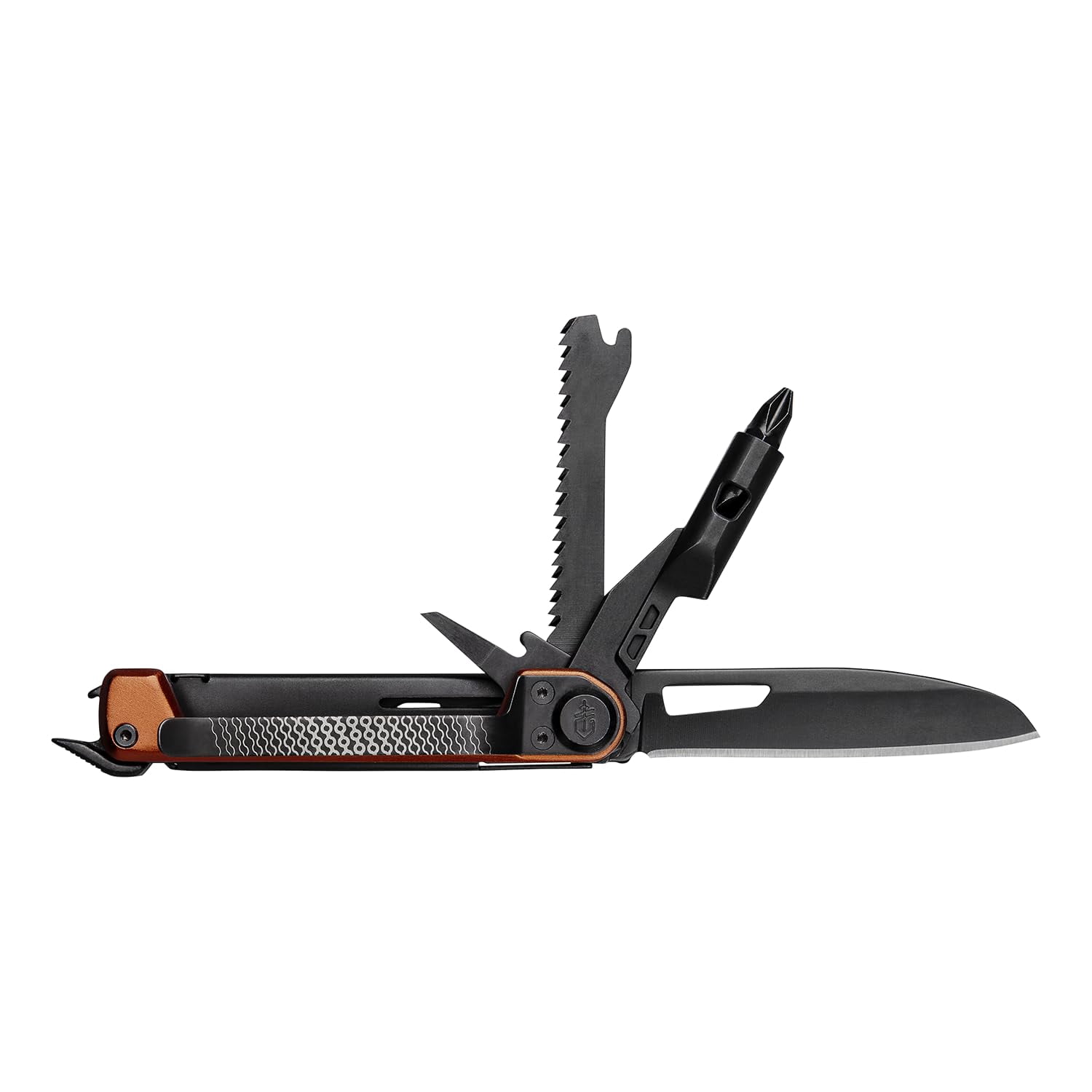 Gear Armbar Trade 8-in-1 Pocket Edc Multitool With  Bar And Hammer For Camping Burnt Orange