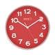 thumbnail image 1 of Reloj De Pared Steiner Análogo Números 3D 30 cm Rojo, 1 of 4