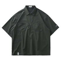 Afdoent Golf Shirts For Men Trendy Youth Popular Solid Color Half Sleeve Summer Versatile Fashion Men Shirt Fashion