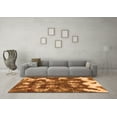 thumbnail image 3 of Ahgly Company Indoor Rectangle Abstract Orange Modern Area Rugs, 2' x 4', 3 of 4