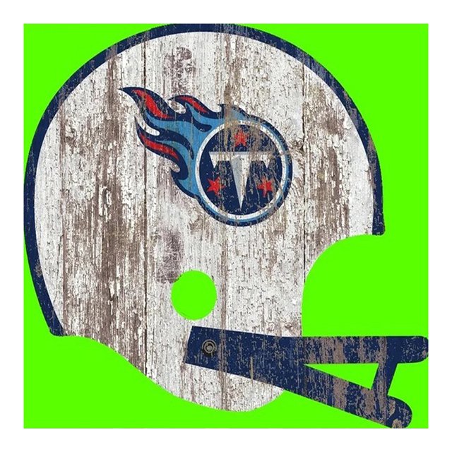 Cuadros Decorativos 5D bricolaje redondo completo taladro diamante pintura Tennessee Titans decoración arte artesanía Wdftyju de costura negro 4 estilos