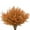Orange, variant on 7 Forks Artificial Fall Flowers No Fade Faux Autumn Plants, Fake Indoor Outdoor Greenery for Thanksgiving Christmas Wedding Party Home Garden Fireplace Décor (Brown)
