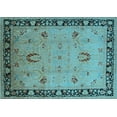 thumbnail image 1 of Ahgly Company Indoor Rectangle Oriental Light Blue Industrial Area Rugs, 7' x 9', 1 of 4