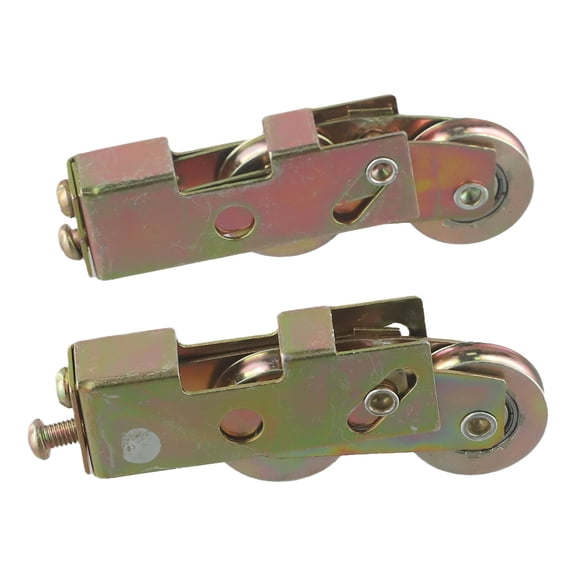 2Pcs Sliding Patio Door Rollers 1-1/4Inch Sturdy Sliding Door Bearing Wheel Sliding Glass Doors Windows Wardrobes Replace Roller