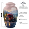 thumbnail image 2 of Truck Mountain Decorative Urn - Cremation Urns Burial - Funeral Urn Adult Ash Man - Funeral Earn For Ashes - Urns For Human Ashes Adult Male Burial- Size 10 Inch 1pcs, 2 of 5