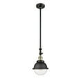 thumbnail image 2 of Innovations Lighting  Hampden 1 Light 7" Mini Pendant - 12"H Brushed Brass/Matte White, 2 of 5