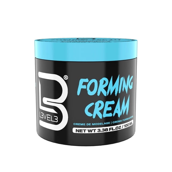 L3 Level 3 Forming Cream - Natural Look Hairstyle - Improves Volume - No Stickiness Level Three Hair Cream