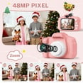 thumbnail image 4 of PayUSD Kids Camera for Girls Boys 32GB 1080HD Selfie Digital Cameras Video Toddler Toys Christmas Birthday Gift Age 3-10, Pink, 4 of 9