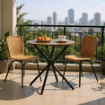 thumbnail image 3 of Homy Casa 31.5in Round Dining Table, Small Space Kitchen Table with Metal Legs for 2–4 People, 3 of 8