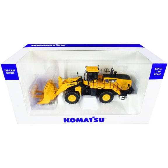 Komatsu WA600-8 Stone Handler Wheel Loader 1/50 Diecast Model by Universal Hobbies
