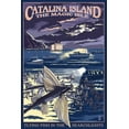 thumbnail image 1 of Catalina Island, California, Flying Fish (12x18 Wall Art Poster, Room Decor), 1 of 3