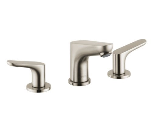 Hansgrohe Focus Modern 5" Tall Bathroom Sink Faucet In Chrome - Single Handle With EcoSmart & QuickClean (04809000)