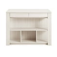 thumbnail image 2 of Modway Meadowbrook 3-Piece Kitchen Island and Stool Set in White Maple, 2 of 10