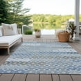 thumbnail image 6 of Addison Rugs Chantille Indoor/Outdoor Transitional Geometric Denim Washable Rectangle Rug, 10' x 14', 6 of 6