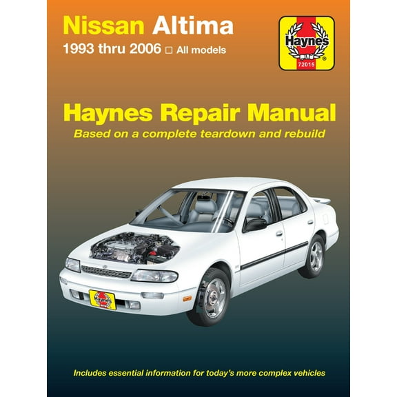 Pre-Owned Nissan Altima 1993 Thru 2006 Haynes Repair Manual (Paperback) 1563927225 9781563927225