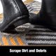 thumbnail image 3 of Alfombrilla antideslizante con forma geométrica, alfombrilla absorbente antideslizante para el hogar, resistente al desgaste, interior, exterior, entrada, pasillo, escalera, pasillo, alfombra, gris, JAMW Sencillez, 3 of 5