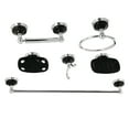 thumbnail image 4 of Kingston Brass BAK9110BB2 Water Onyx Bathroom Accessory Set, Brushed Brass - 6 Piece, 4 of 5